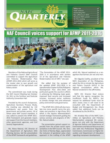 NAF Council voices support for AFMP 2011-2016 - National ...