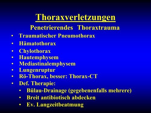 Thoraxprellung (Commotio thoracis)