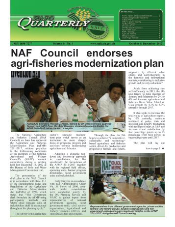 NAF Council endorses agri-fisheries modernization plan - National ...