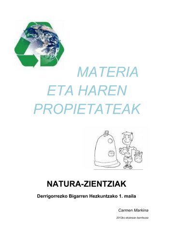 MATERIA ETA HAREN PROPIETATEAK - Nagusia