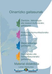 Oinarrizko gaitasunak - Nagusia