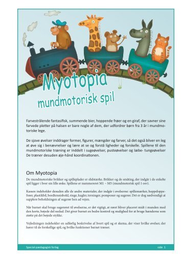 Vejledning til Myotopia - spf – nyheder . dk