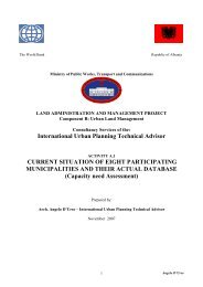 Report on urban land management - Nalas