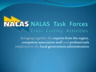 Zoran Gligorov: NALAS Cross Cutting Activities