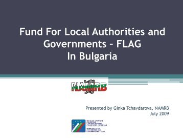 Fund For Local Authorities and Governments in Bulgaria - Nalas
