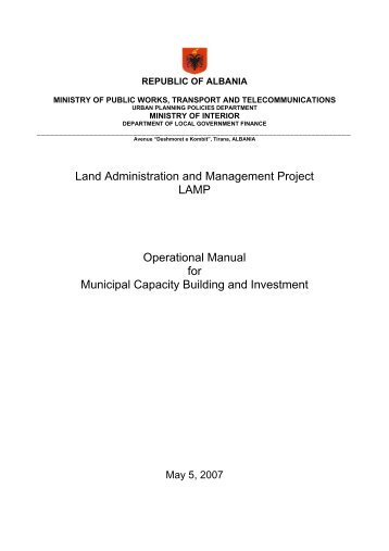 Albania: Land Administration and Management Project - Nalas