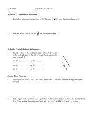 Final Exam Review 1 - Scf