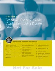 Windows Phone 7 Mobile Applications Using Decision Structures ...