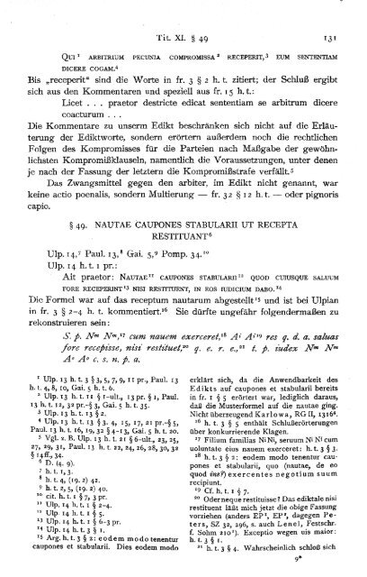 Das Edictum Perpetuum / Otto Lenel