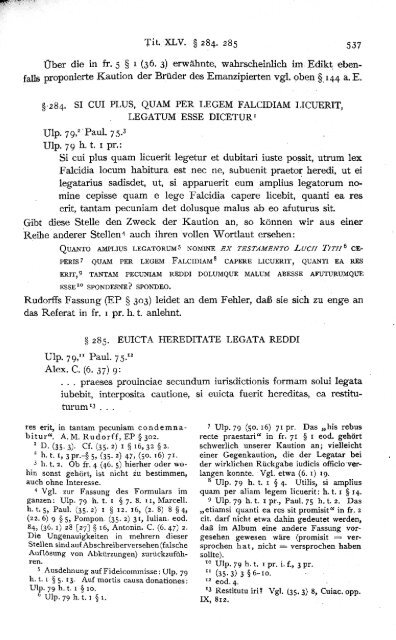 Das Edictum Perpetuum / Otto Lenel