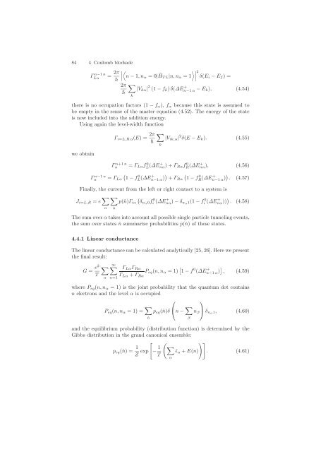 4 Coulomb blockade