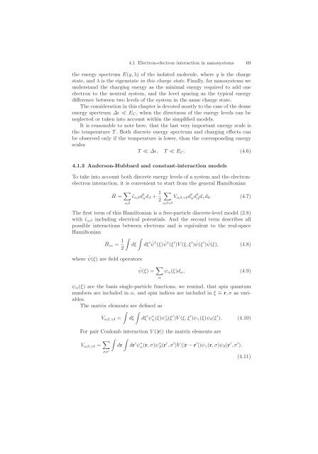 4 Coulomb blockade