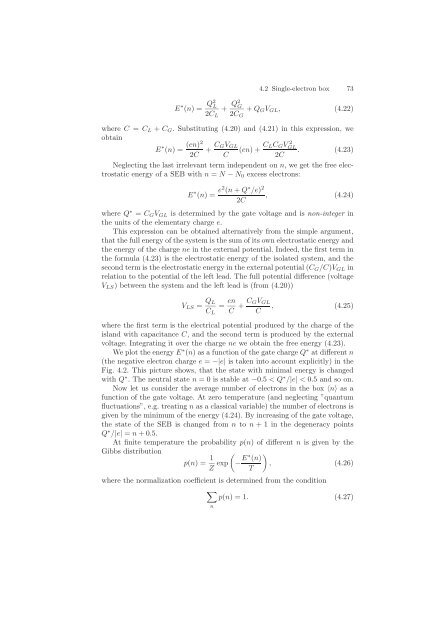 4 Coulomb blockade