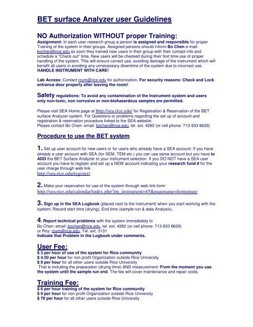 BET Guidelines 030807.pdf - Rice University