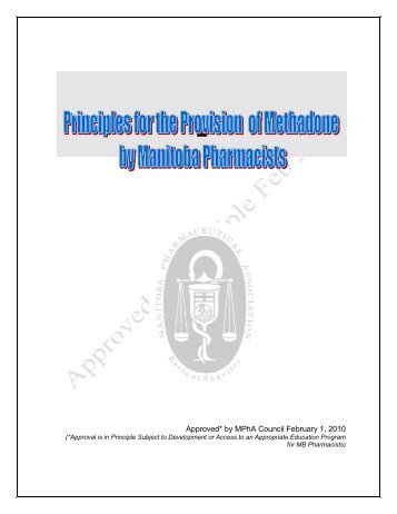 Approved* by MPhA Council February 1, 2010 - NAPRA