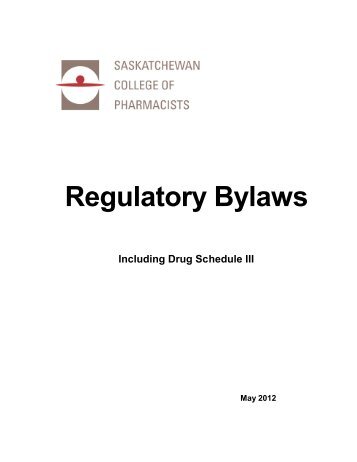 Regulatory Bylaws - NAPRA