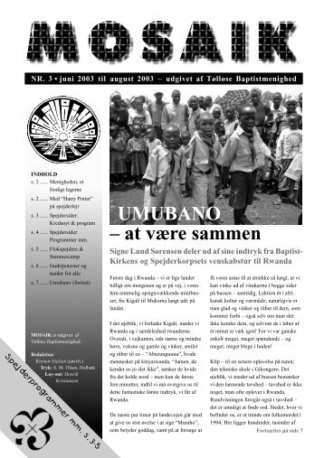 Mosaik 3 2003.p65 - Tølløses Baptistmenighed