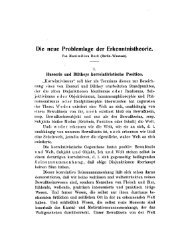 Die neue Problemlage der Erkenntnistheorie (1928) - NASEPblog