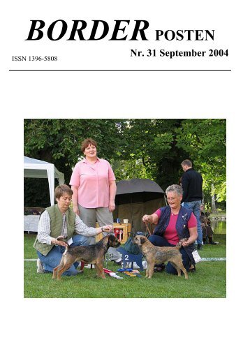Nr. 31 September 2004 - Border terriers i DTK
