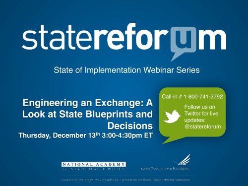 Engineering an Exchange: A Look at State ... - State Refor(u)m