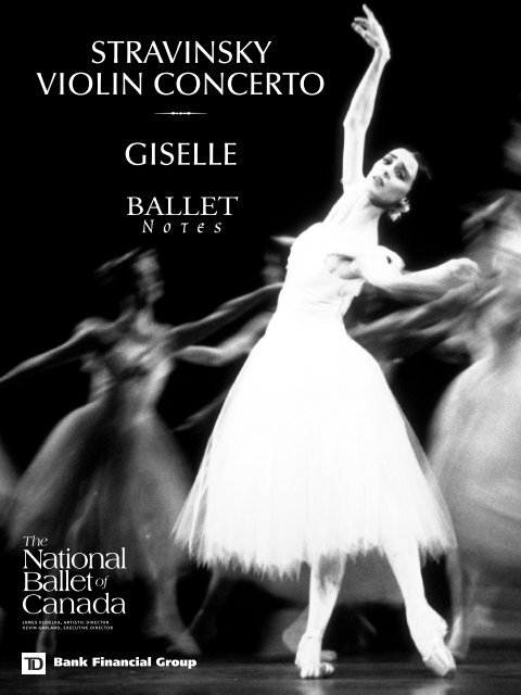 stravinsky violin concerto giselle - The National Ballet of Canada