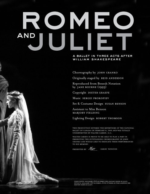 ROMEO Notes - The National Ballet of Canada