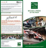 BECOME A FRIEND OF THE TRUST - The National Motor Museum ...