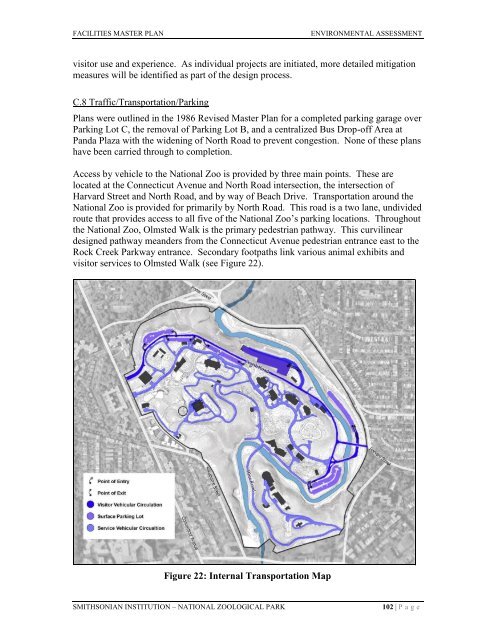 facilities renewal master plan - National Zoo - Smithsonian Institution