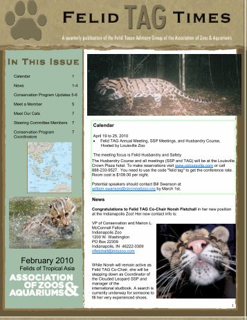 February 2010 Newsletter - National Zoo