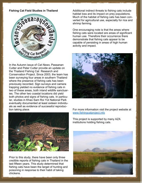 February 2010 Newsletter - National Zoo