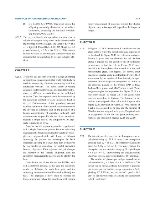 Principles of Fluorescence Spectroscopy