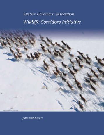 Wildlife Corridors Initiative - Western Governors' Association