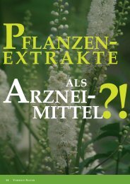 Pflanzenextrakte - Naturstoff-forschung.info