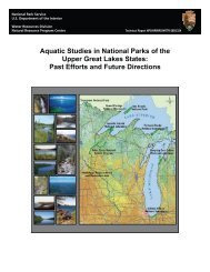 Aquatic Studies in National Parks of the Upper Great Lakes States ...