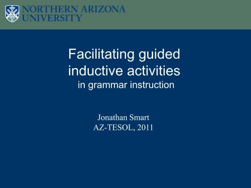 Facilitating guided inductive activities - Dana