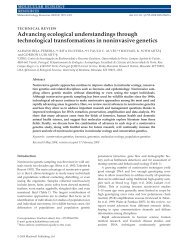 Advancing ecological understandings through ... - ResearchGate