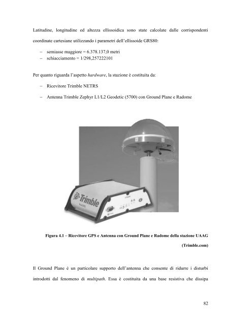 A. De Simone, "Posizionamento Doppler con osservabili GPS