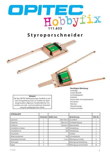 Styroporschneider