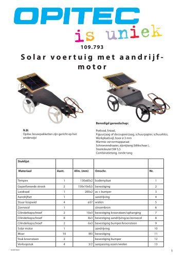 Solar voertuig met aandrijf- motor