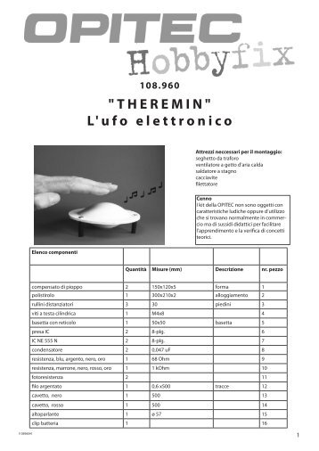 "THEREMIN" L'ufo elettronico