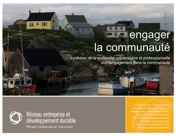 engager la communauté - Network for Business Sustainability