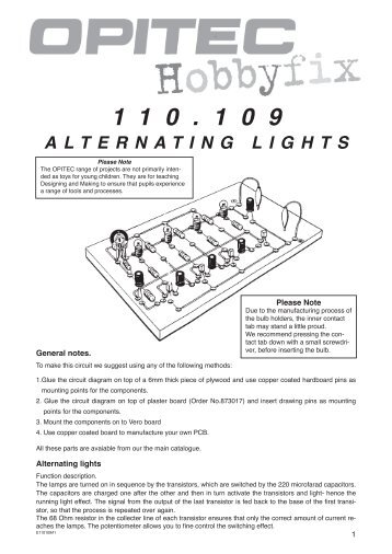 ALTERNATING LIGHTS