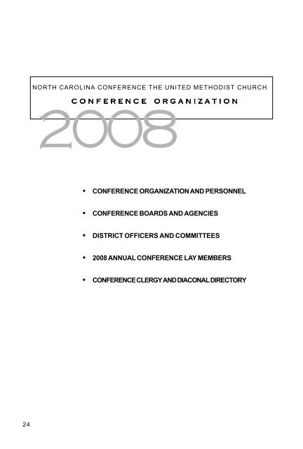 2008 NC Conference Journal - Section 2 - 2012 NC Conference ...