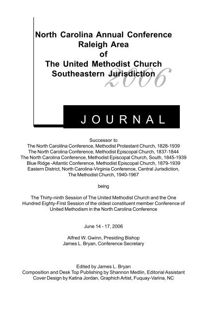 2012 NC Conference Journal