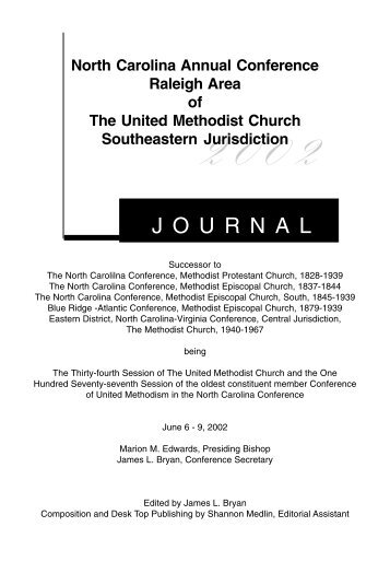 2012 NC Conference Journal