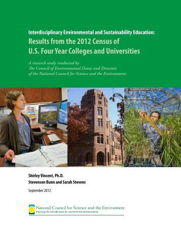 Interdisciplinary Environmental and Sustainability Education