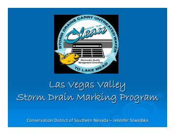 Las Vegas Valley Storm Drain Marking Program - Nevada Division of ...
