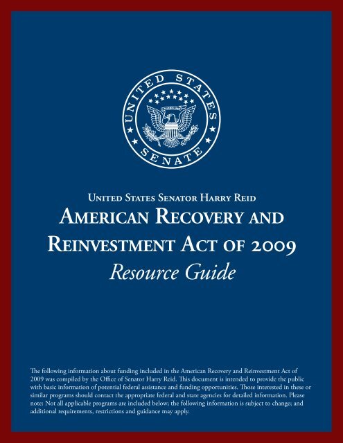 Resource Guide - Nevada Division of Environmental Protection ...