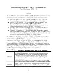 Section 110(a) - Nevada Division of Environmental Protection - State ...