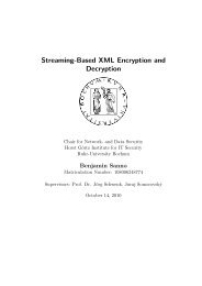 Streaming-Based XML Encryption and Decryption